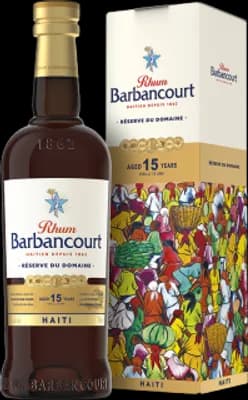 Bouteille de spiritueux : Réserve du Domaine Aged 15 Years de la marque Barbancourt