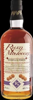 Bouteille de spiritueux : Reserva Superior 15 Years de la marque Malecón