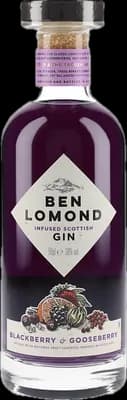 Bouteille de spiritueux : Blackberry & Gooseberry Gin de la marque Ben Lomond