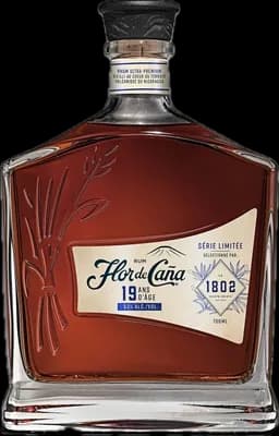 Bouteille de spiritueux : 19 Ans d'Âge 1802 Monte Cristo de la marque Flor de Caña