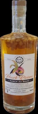 Bouteille de spiritueux : Punch au Rhum Peach Riviera de la marque L'Arôm'Arrangé