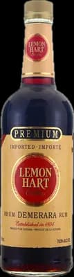 Bouteille de spiritueux : Premium Imported 75,5% de la marque Lemon Hart & Son