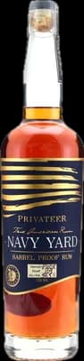 Bouteille de spiritueux : Navy Yard Barrel Proof Rum de la marque Privateer Rum Distillery