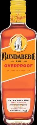 Bouteille de spiritueux : Overproof de la marque Bundaberg