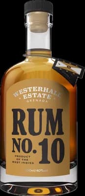Bouteille de spiritueux : Rum No. 10 de la marque Westerhall Estate