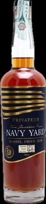 Bouteille de spiritueux : Navy Yard Barrel Proof Rum de la marque Privateer Rum Distillery