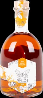 Bouteille de spiritueux : Vieux de la marque Papillon