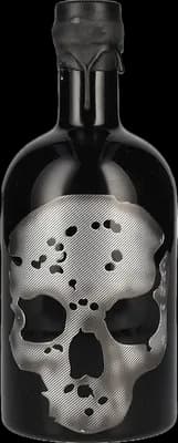 Bouteille de spiritueux : The Silver Skull de la marque Ghost Vodka