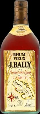 Bouteille de spiritueux : Plantation Lajus du Carbet de la marque J. Bally