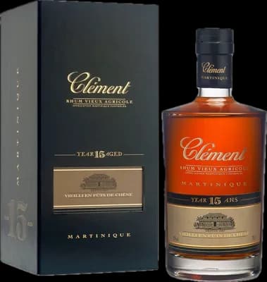 Bouteille de spiritueux : Vieux 15 ans de la marque Clément