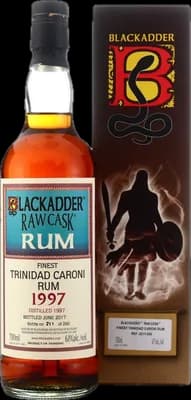 Bouteille de spiritueux : Raw Cask Rum de la marque Caroni