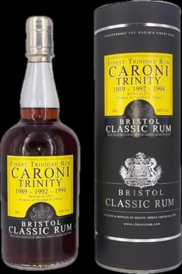 Bouteille de spiritueux : Trinity 1989 - 1992 - 1994 de la marque Caroni