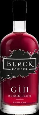 Bouteille de spiritueux : Black Plum Gin de la marque Black Powder