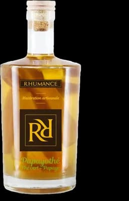 Bouteille de spiritueux : Papayothé (Thé Vert - Papaye) de la marque Rhumance