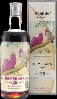 Bouteille de spiritueux : Demerara Rum de la marque Silver Seal