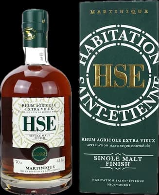Bouteille de spiritueux : HSE Single Malt Finish Islay Smokehead de la marque Distillerie du Simon