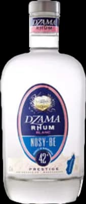 Bouteille de spiritueux : Rhum Blanc de Nosy-Be Prestige de la marque Dzama