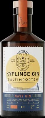 Bouteille de spiritueux : Saltimporten Navy Gin de la marque Kyflinge Gin