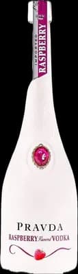 Bouteille de spiritueux : Raspberry Flavored Vodka de la marque Pravda
