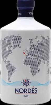 Bouteille de spiritueux : Gin de la marque Nordes